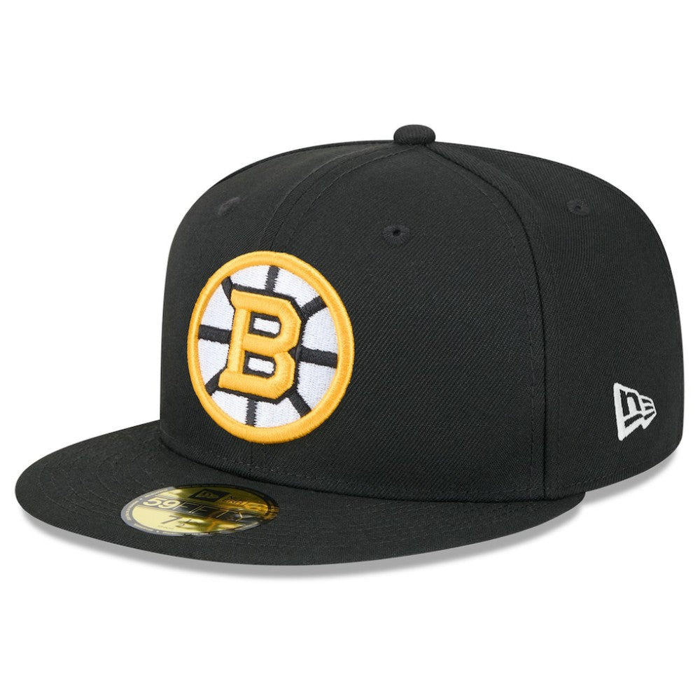 Boston Bruins New Era Core 59FIFTY Fitted Hat Black