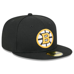 Boston Bruins New Era Core 59FIFTY Fitted Hat Black