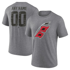 Carolina Hurricanes Heritage Custom Tri-Blend T-Shirt Gray