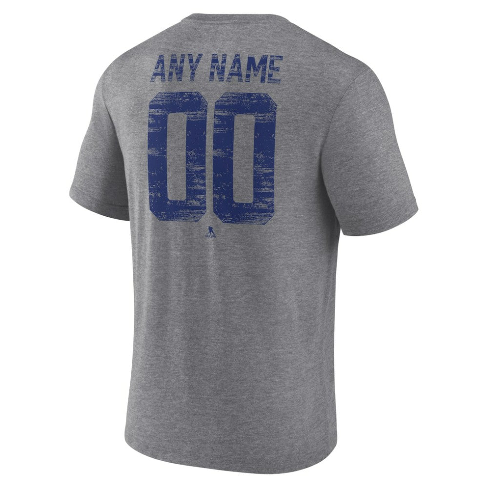 Montreal Canadiens Heritage Custom Tri-Blend T-Shirt Gray