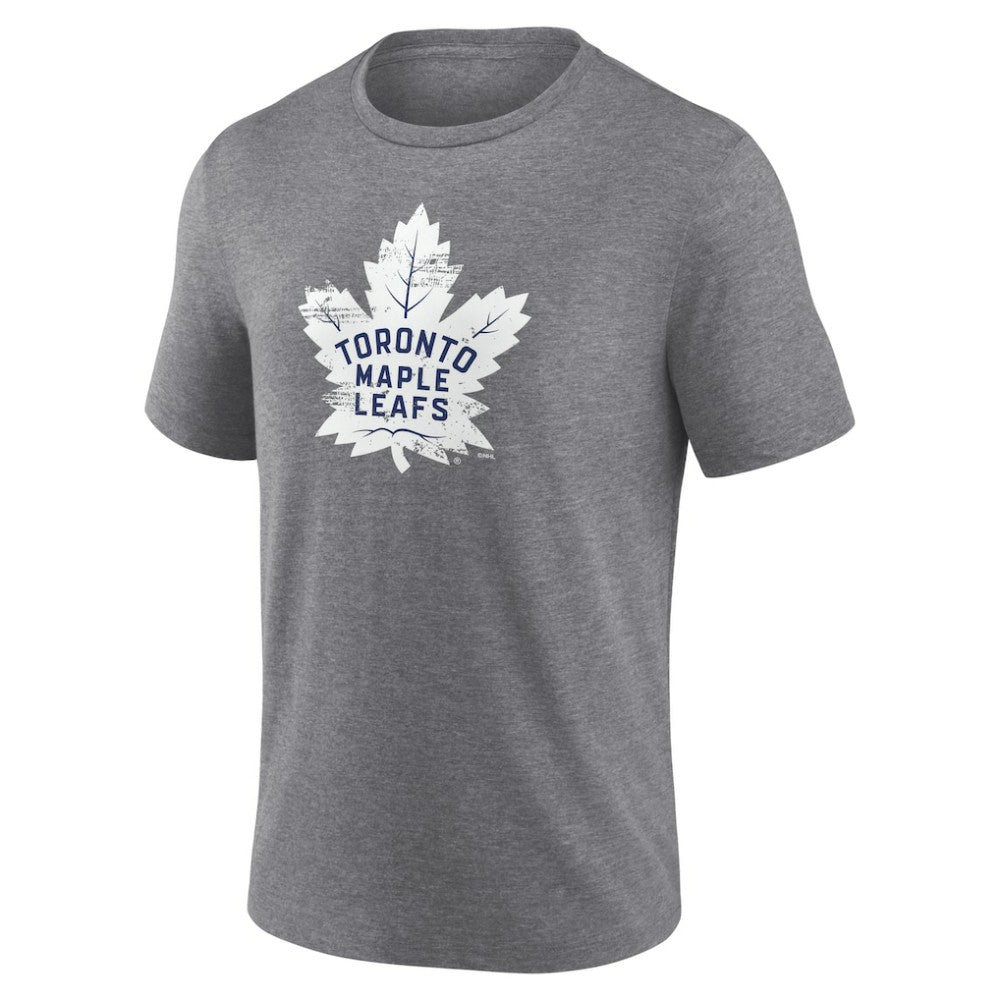 Toronto Maple Leafs Heritage Custom Tri-Blend T-Shirt Gray