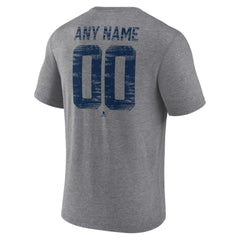 Winnipeg Jets Heritage Custom Tri-Blend T-Shirt Gray