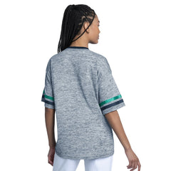 Seattle Mariners G-III 4Her by Carl Banks Women's Off-Season Oversized Top Navy