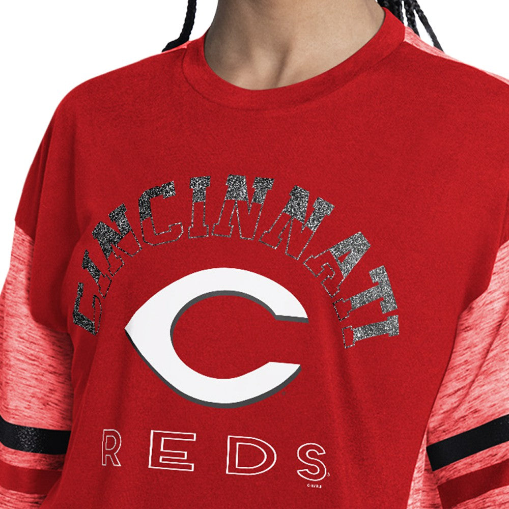 Cincinnati Reds G-III 4Her by Carl Banks Women's Off-Season Oversized Top Red
