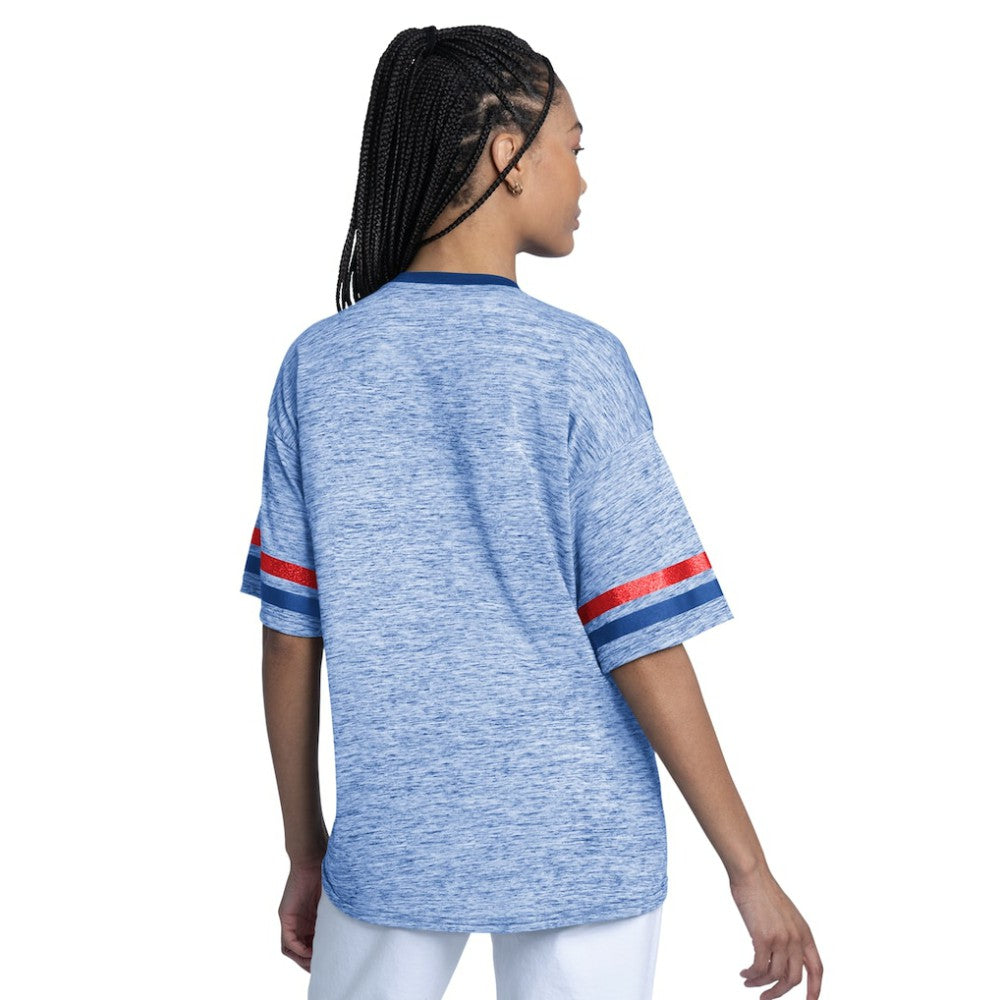 Chicago Cubs G-III 4Her by Carl Banks Women's Off-Season Oversized Top Royal