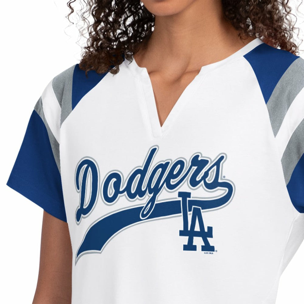 Los Angeles Dodgers Starter Women's Game On Notch Neck T-Shirt White