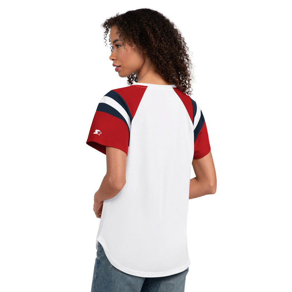 Los Angeles Angels Starter Women's Game On Notch Neck T-Shirt White