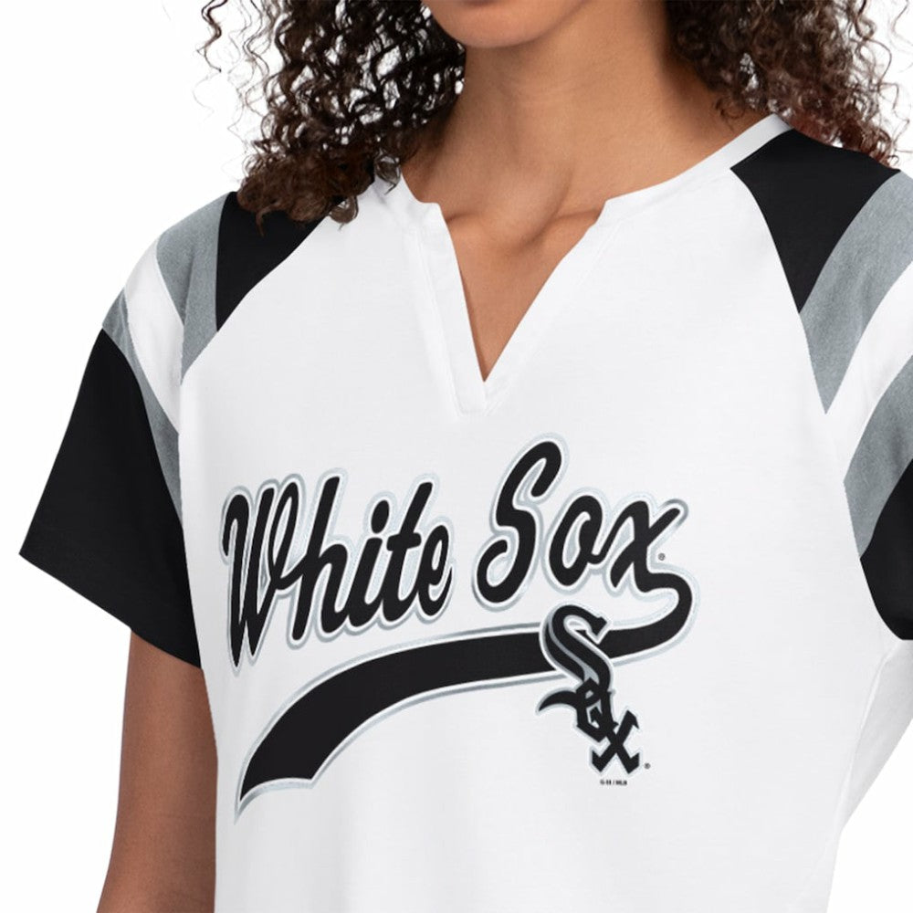 Chicago White Sox Starter Women's Game On Notch Neck T-Shirt White