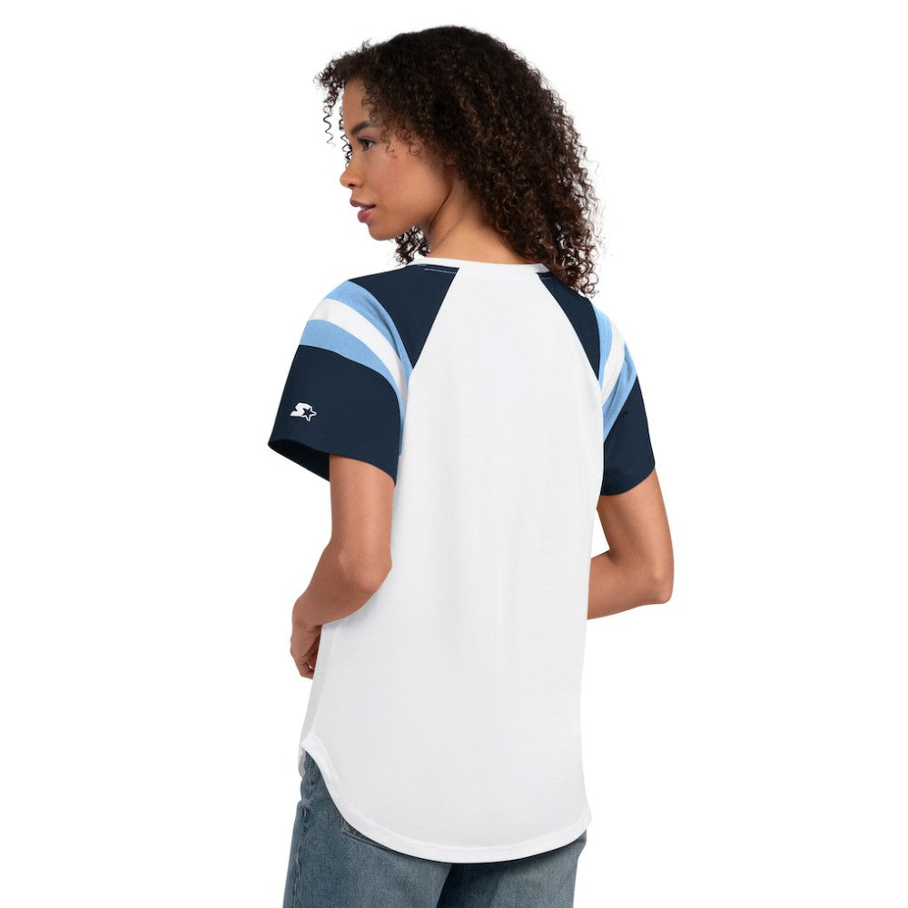 Tampa Bay Rays Starter Women's Game On Notch Neck T-Shirt White