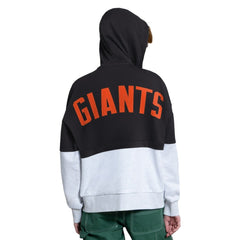 San Francisco Giants Starter Women's Wishbone Full-Zip Hoodie Black/Heather Gray