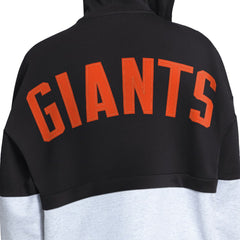 San Francisco Giants Starter Women's Wishbone Full-Zip Hoodie Black/Heather Gray