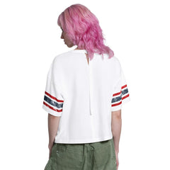 Atlanta Braves Starter Women's Cropped Hurry Up Offense T-Shirt White