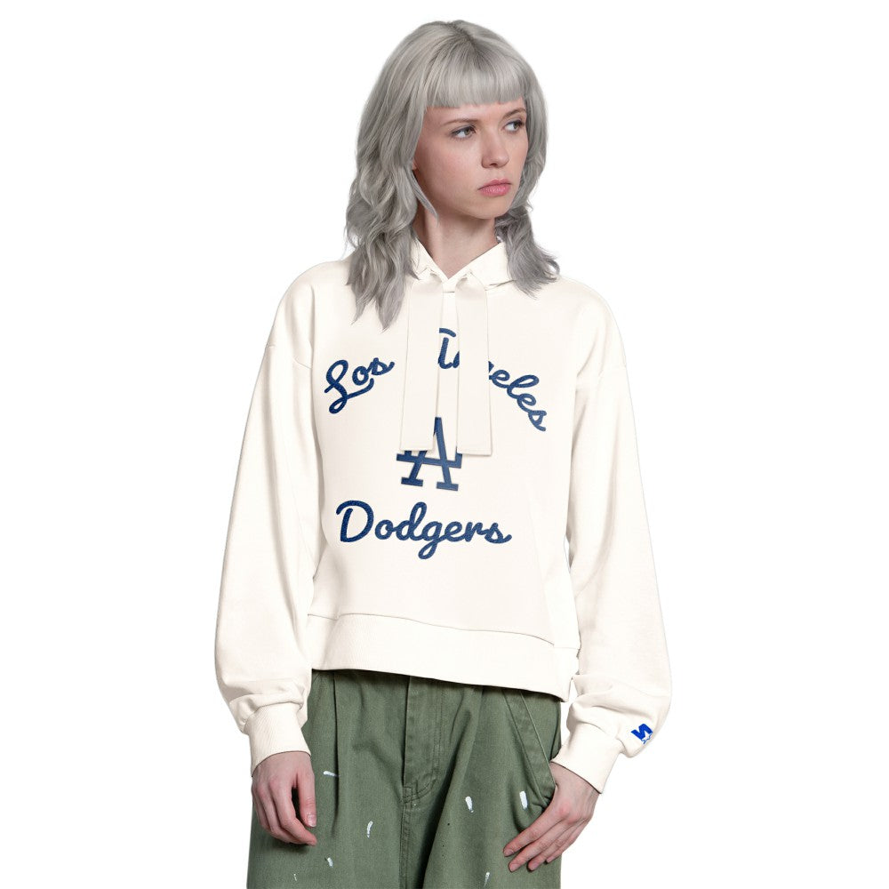 Los Angeles Dodgers Starter Women's Baseline Hoodie Sweatshirt Cream