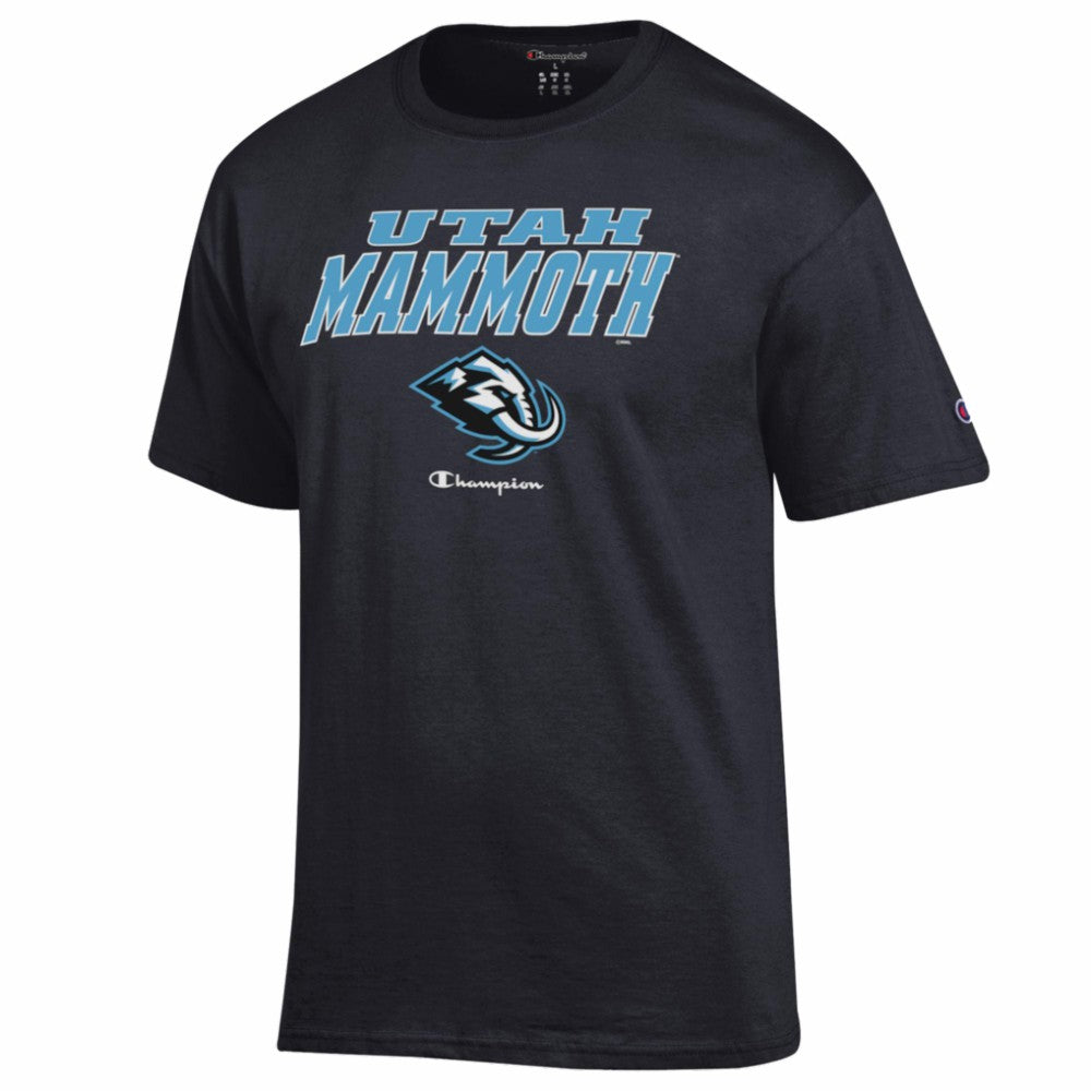 Utah Mammoth Champion Jersey T-Shirt Black