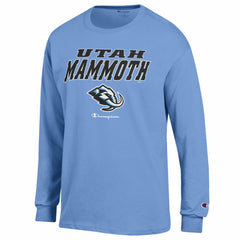 Utah Mammoth Champion Jersey Long Sleeve T-Shirt Blue
