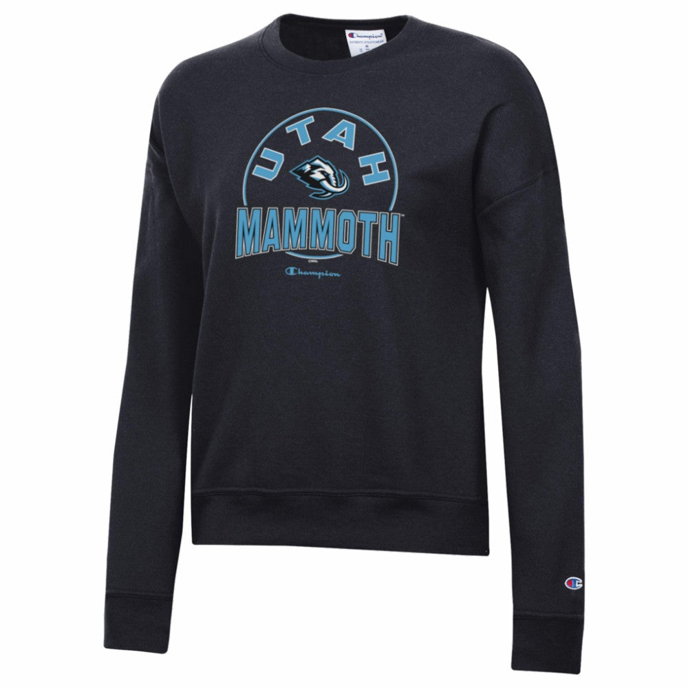 Utah Mammoth Champion Women's Powerblend Fleece Sweatshirt Black