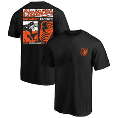 Baltimore Orioles Profile Big & Tall Two-Sided Graphic T-Shirt Black