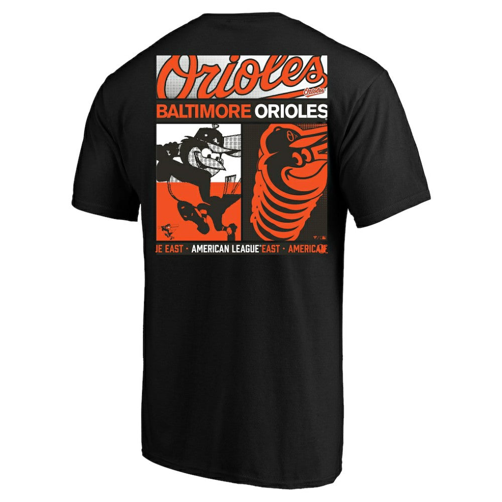 Baltimore Orioles Profile Big & Tall Two-Sided Graphic T-Shirt Black