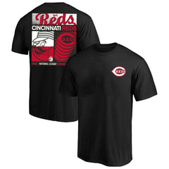 Cincinnati Reds Profile Big & Tall Two-Sided Graphic T-Shirt Black