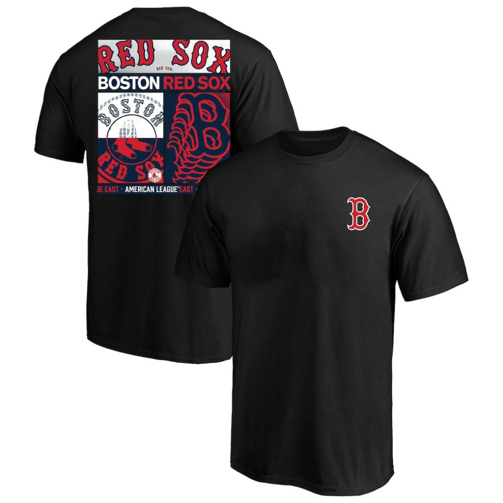 Boston Red Sox Profile Big & Tall Two-Sided Graphic T-Shirt Black