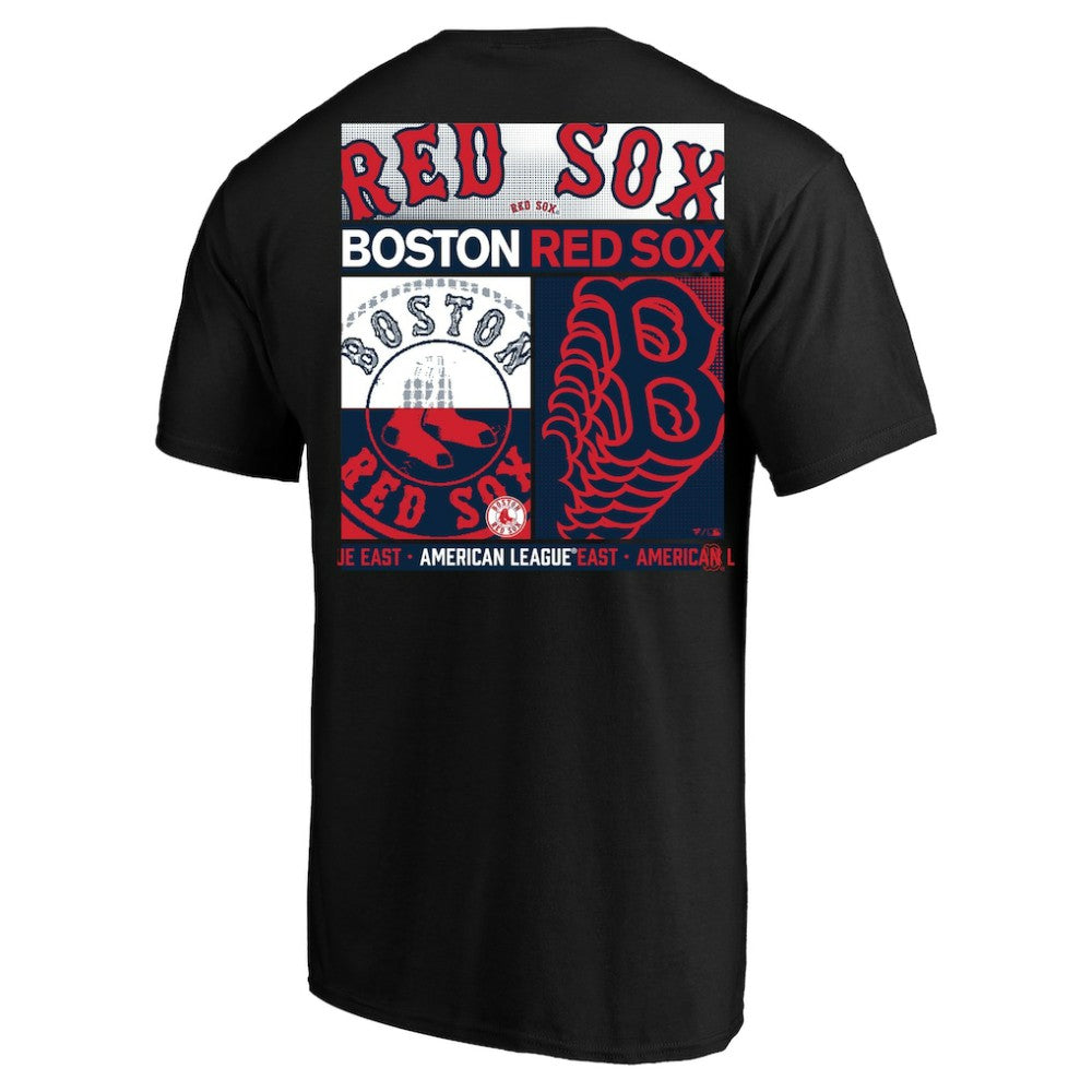 Boston Red Sox Profile Big & Tall Two-Sided Graphic T-Shirt Black
