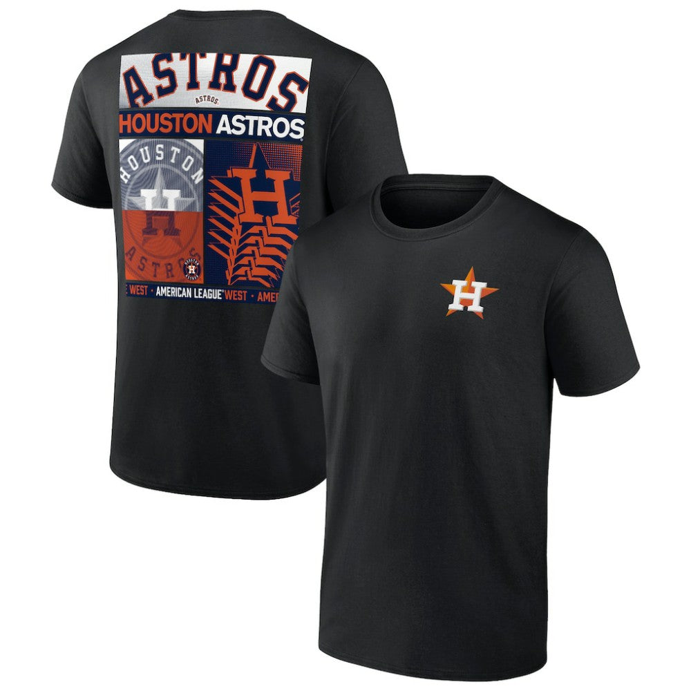 Houston Astros Profile Big & Tall Two-Sided Graphic T-Shirt Black
