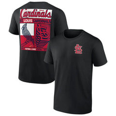St. Louis Cardinals Profile Big & Tall Two-Sided Graphic T-Shirt Black