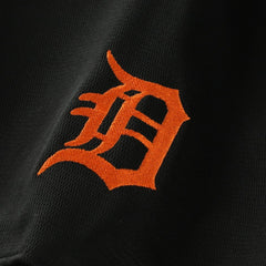 Detroit Tigers Big & Tall Pop Texture V-Neck T-Shirt Black