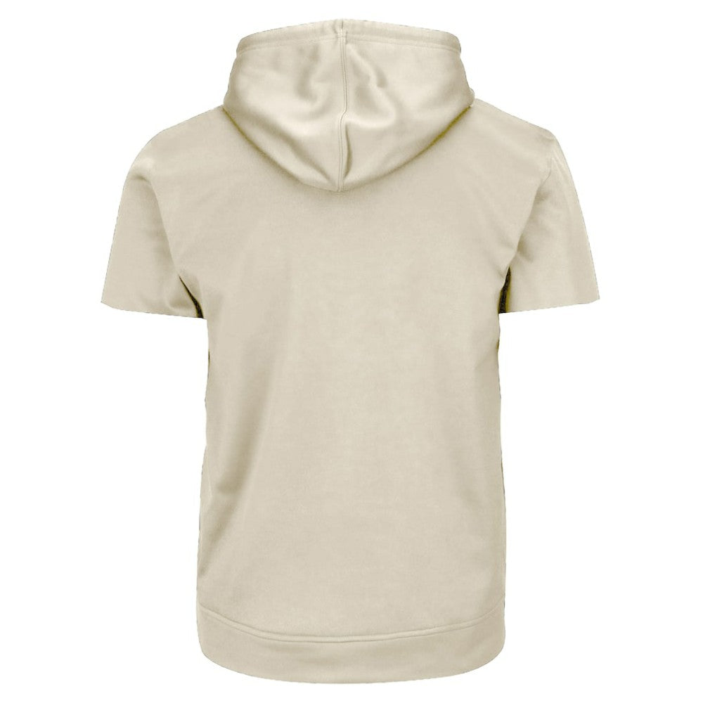 Chicago Cubs Profile Big & Tall Contrast Short Sleeve Hoodie Cream