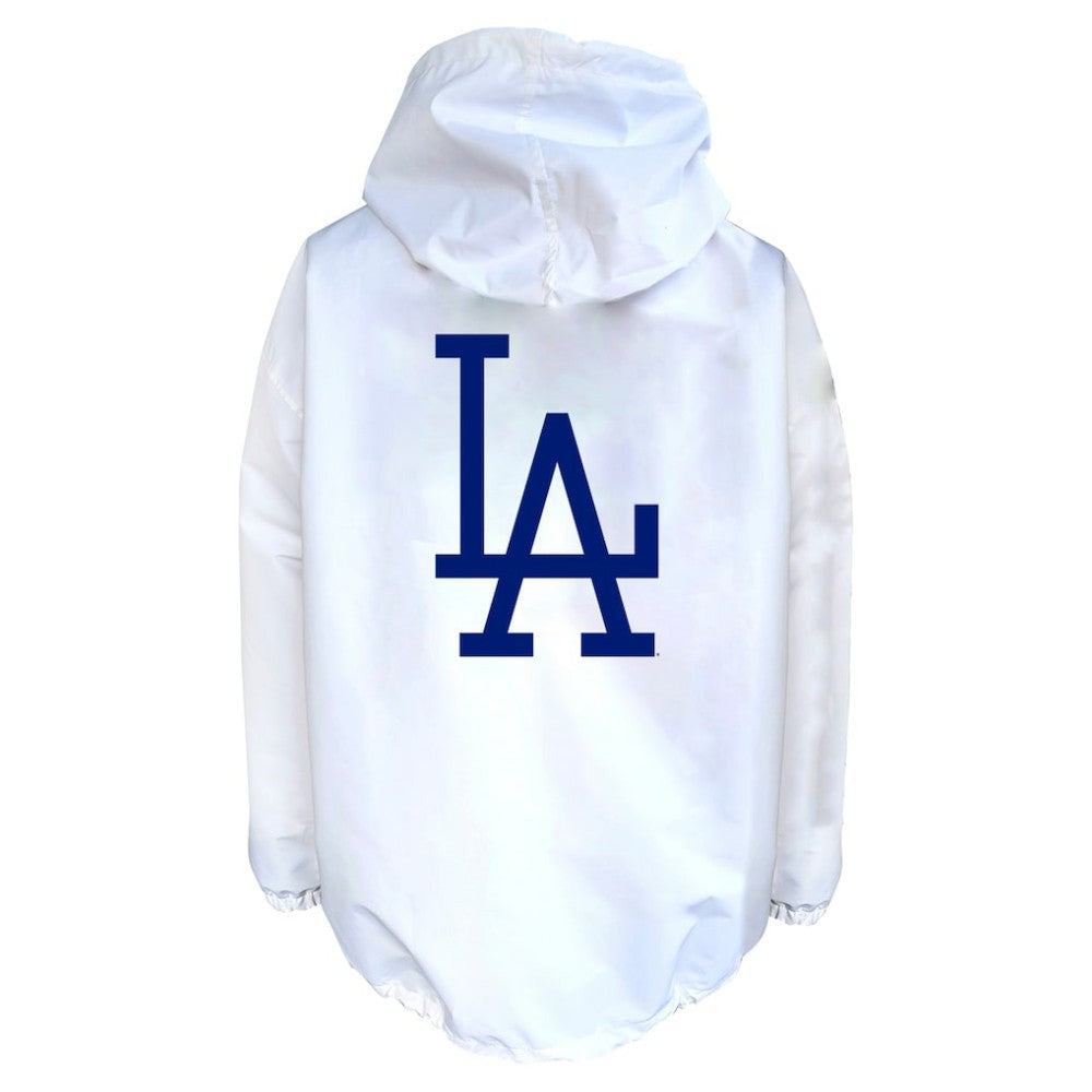 Los Angeles Dodgers Big & Tall Full-Snap Hooded Jacket White | Mitchell & Ness