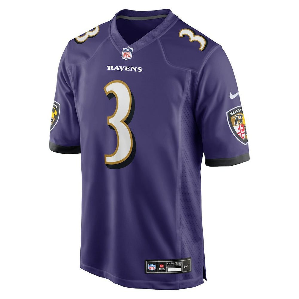 Chidobe Awuzie Baltimore Ravens Team Game Jersey - Purple