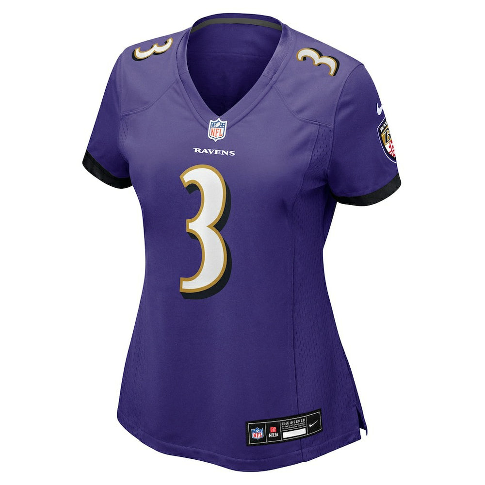Chidobe Awuzie Baltimore Ravens Women's Team Game Jersey - Purple