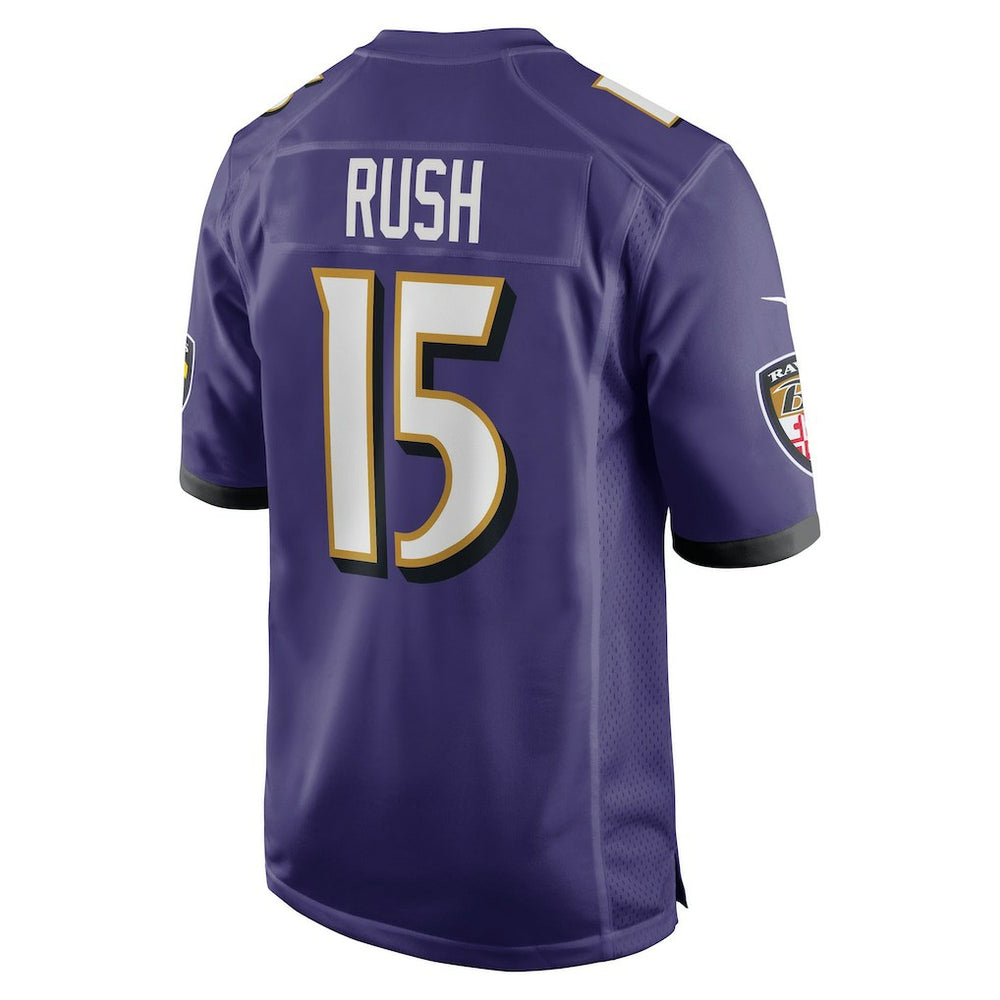 Cooper Rush Baltimore Ravens Team Game Jersey - Purple