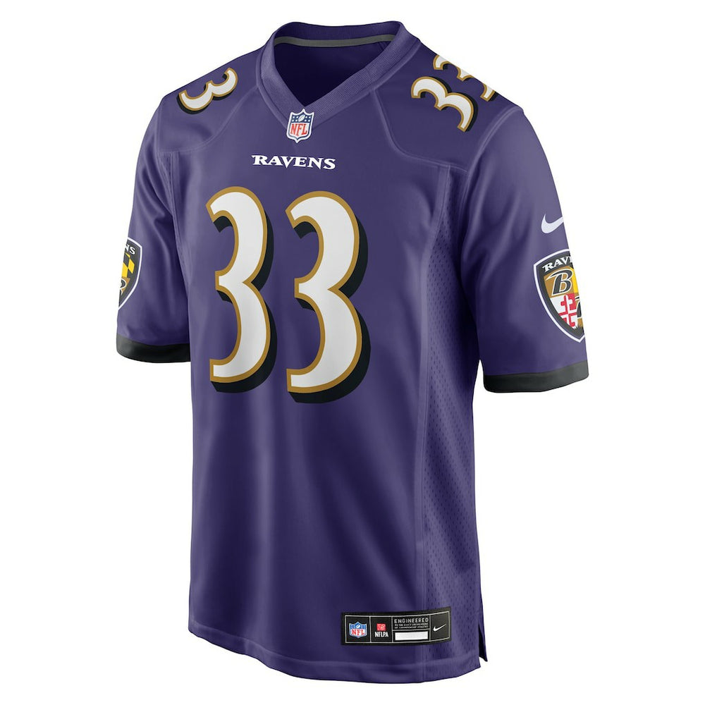 Tyler Loop Baltimore Ravens Team Game Jersey - Purple