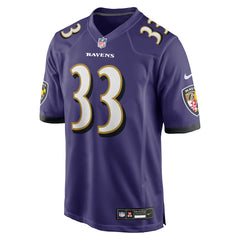 Tyler Loop Baltimore Ravens Team Game Jersey - Purple