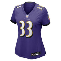 Tyler Loop Baltimore Ravens Women's Team Game Jersey - Purple