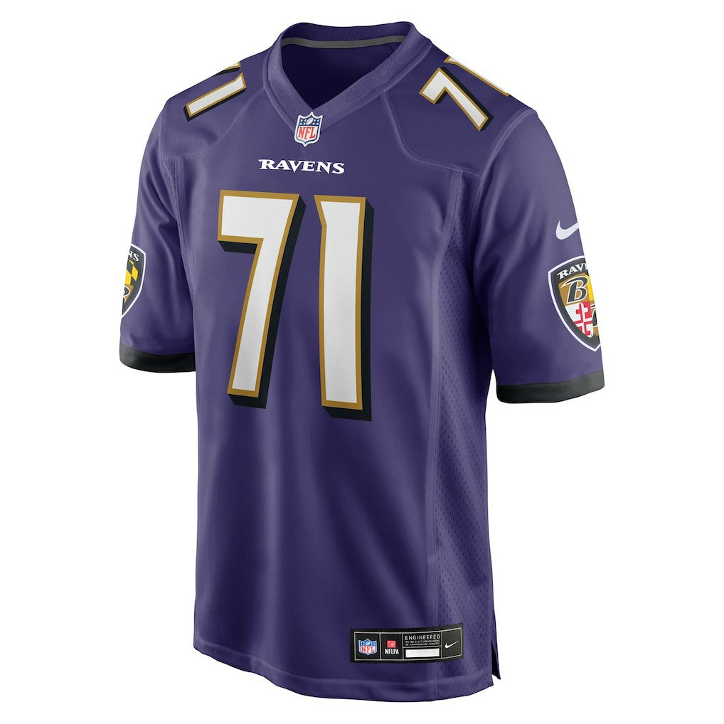 Carson Vinson Baltimore Ravens Team Game Jersey - Purple