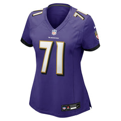Carson Vinson Baltimore Ravens Women's Team Game Jersey - Purple