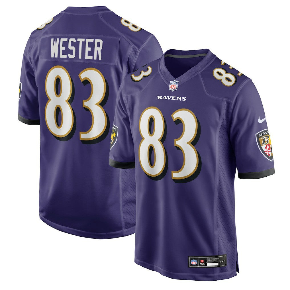 LaJohntay Wester Baltimore Ravens Team Game Jersey - Purple