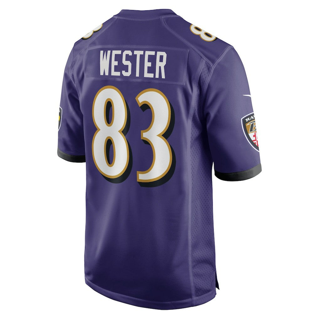 LaJohntay Wester Baltimore Ravens Team Game Jersey - Purple