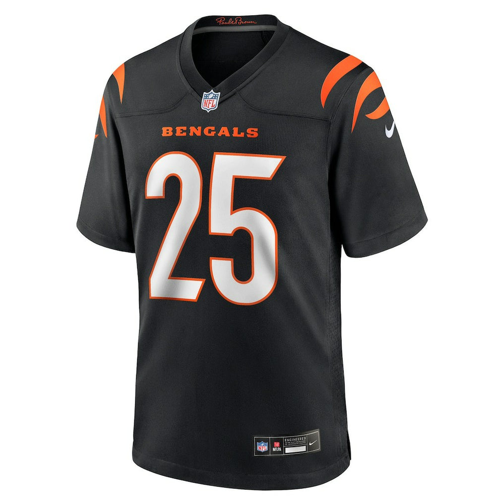 Tahj Brooks Cincinnati Bengals Team Game Jersey - Black