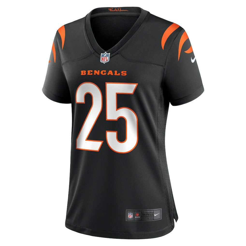 Tahj Brooks Cincinnati Bengals Women's Team Game Jersey - Black