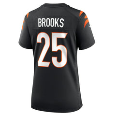 Tahj Brooks Cincinnati Bengals Women's Team Game Jersey - Black