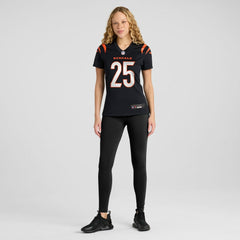 Tahj Brooks Cincinnati Bengals Women's Team Game Jersey - Black