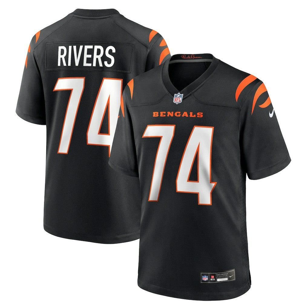 Jalen Rivers Cincinnati Bengals Team Game Jersey - Black