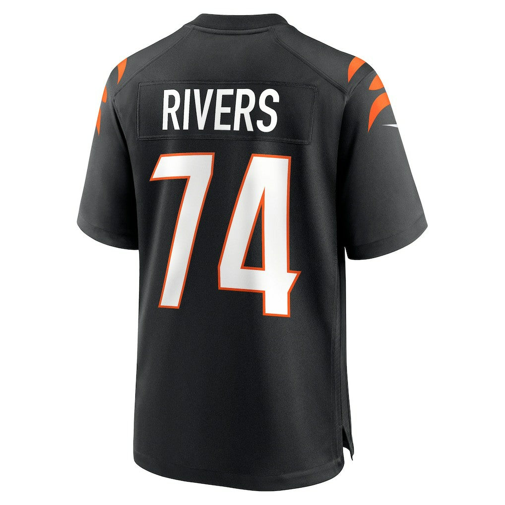 Jalen Rivers Cincinnati Bengals Team Game Jersey - Black