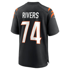 Jalen Rivers Cincinnati Bengals Team Game Jersey - Black