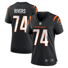 Jalen Rivers Cincinnati Bengals Women's Team Game Jersey - Black