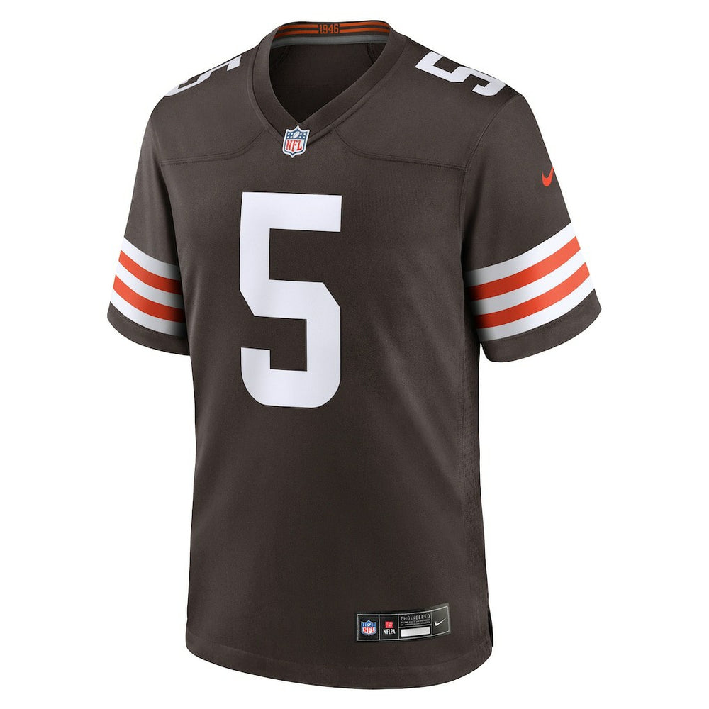 Rayshawn Jenkins Cleveland Browns Team Game Jersey - Brown