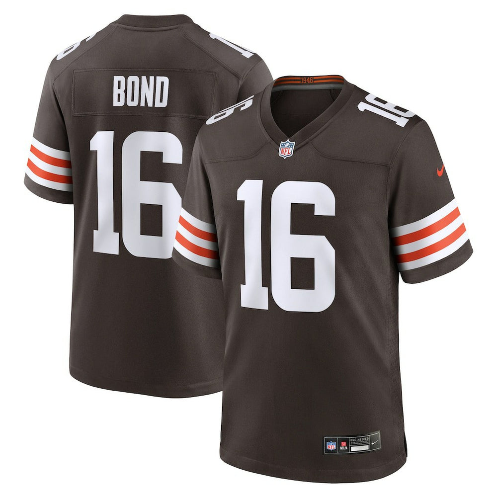 Isaiah Bond Cleveland Browns Team Game Jersey - Brown